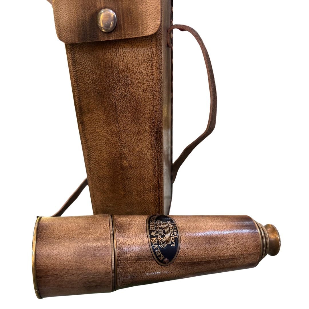 Brass Vintage Telescope ā J. Brown & Hughes, London 1917