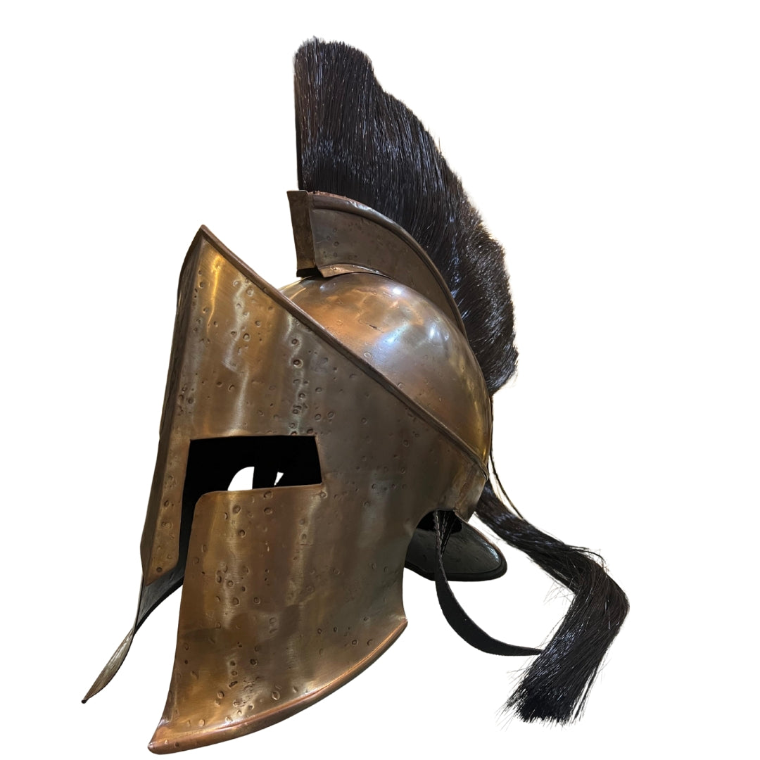 Spartan Roman Helmet – Handcrafted Warrior Armor Replica