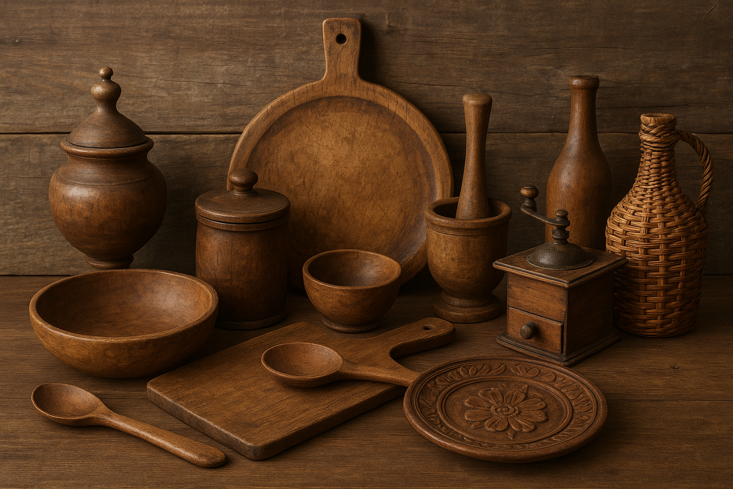 Wooden Handicrafts, Kitchenware & Home Décor