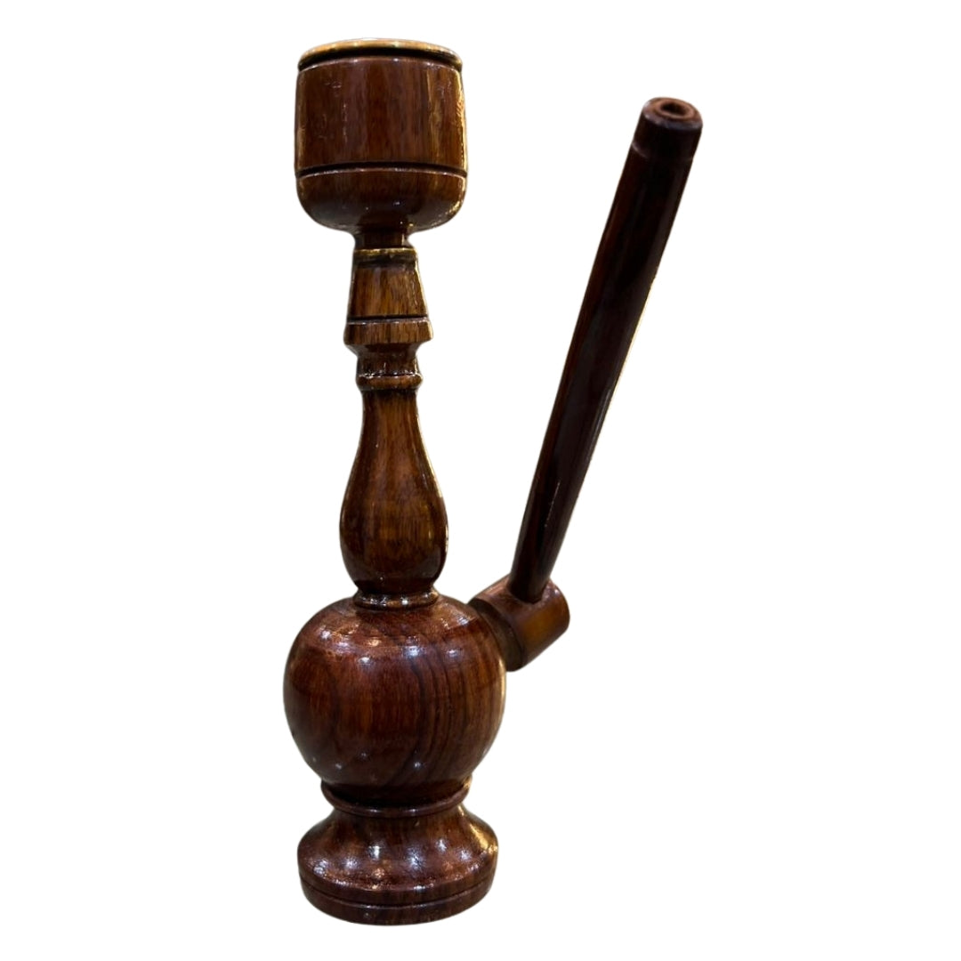 Handcrafted Wooden Chillam – Traditional Smoking Pipe for Authentic Experience