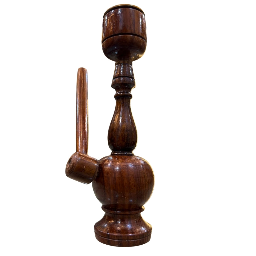 Handcrafted Wooden Chillam – Traditional Smoking Pipe for Authentic Experience
