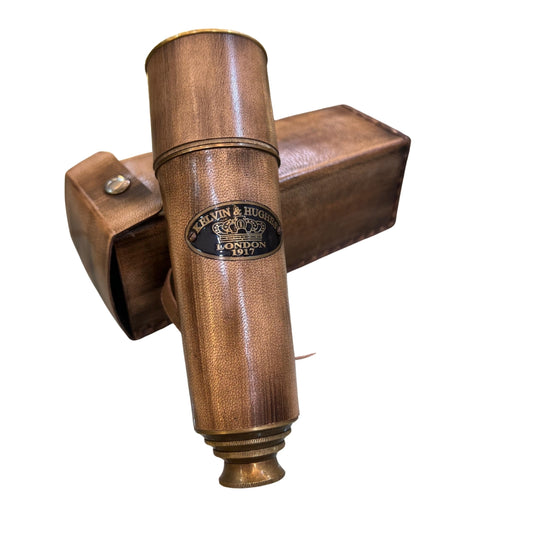 Brass Vintage Telescope – J. Brown & Hughes, London 1917