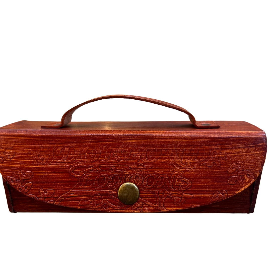 Dollond London Nautical Telescope with Leather Box – Vintage Brass Spyglass for Collectors & Gifting