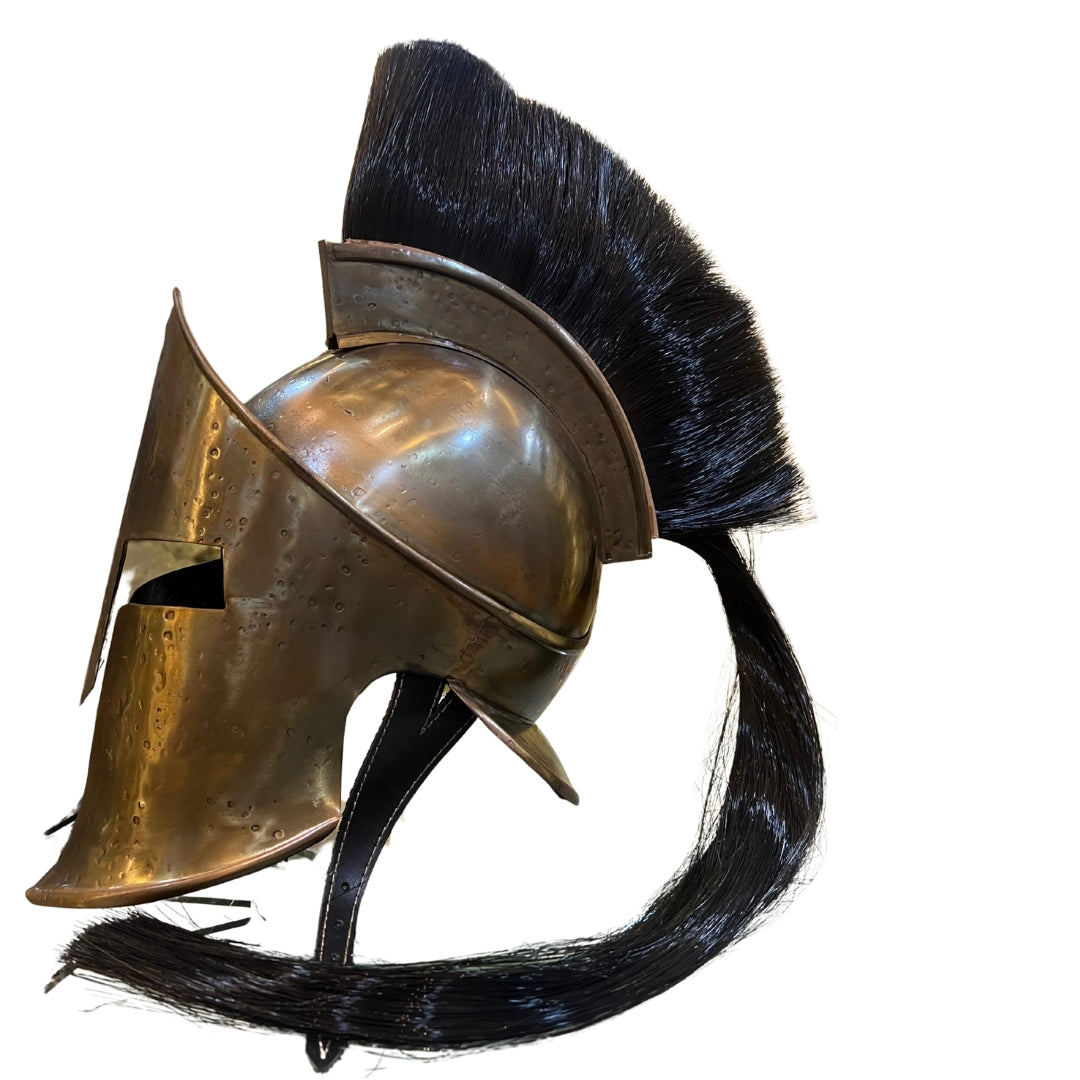 Spartan Roman Helmet – Handcrafted Warrior Armor Replica