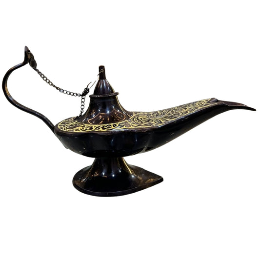 Skywalk Brass Alladin Chirag Lamp – Vintage Decorative Collectible